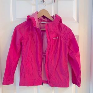 Girls Columbia rain jacket